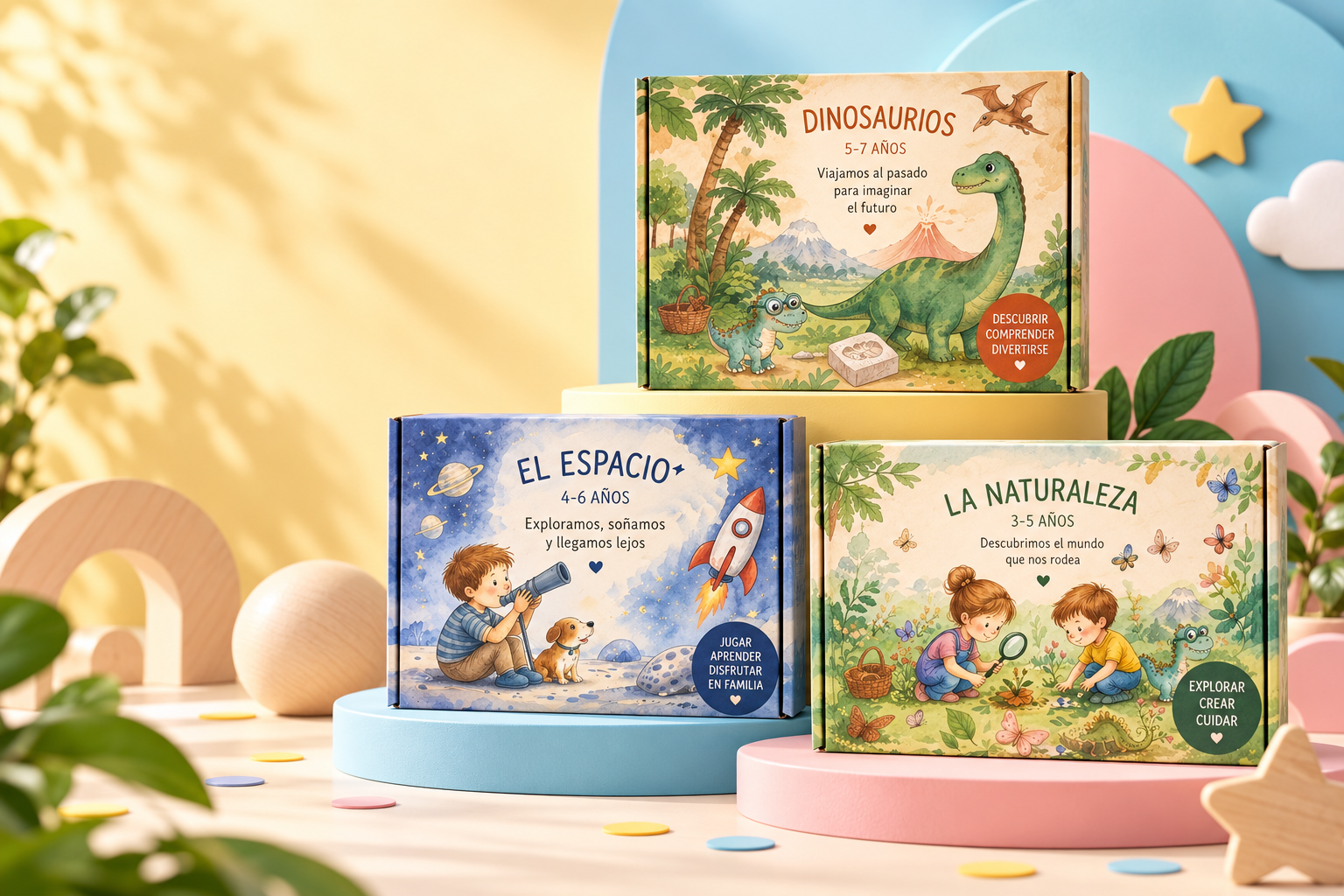 Las tres cajas educativas de Mimune Kids